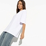 Футболка Чарутти Код (oversize, L). Состав: 92% хлопок, 8% эластан